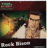 Tiger & Bunny in Namco Namjatown Original Sticker (Rock Bison) (オリジナルステッカー) NFS With food/drink order