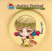 Justice Festival in Namjatown Cotton Can Badge (Pao-Lin) (コットン缶バッジ ホァン・パオリン) ¥560