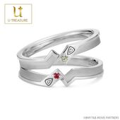 Good Luck Mode Ring (2 Piece Set) (グッドラックモード/リング2本セット) U-Treasure ¥33,000 (Silver), ¥77,000 (White Gold)