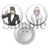 Can Badge (Katsura Key Visual) (桂正和描き下ろしキービジュアル 缶バッジ) ¥1,000 Set of 2