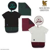 Sources Griffin Layer T-Shirt With Scarf (スカーフ付きレイヤードTシャツ) ¥6,480 2 types