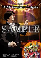 The Sound of Tiger & Bunny Pond Symphony Orchestra Postcard (ポストカード) NFS Given to attendees