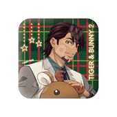 Square Can Badge (Kotetsu Christmas) (スクエア缶バッジ 虎徹 クリスマス) E Prize