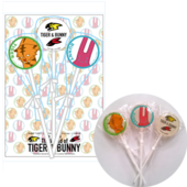 The World of Tiger & Bunny Lollipops (ロリポップキャンディ3個セット) ¥900 Set of 3