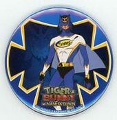 Tiger & Bunny in Namco Namjatown 75mm Can Badge (Crapsuit Tiger) (75ミリ缶バッジ) White Prize 17