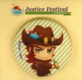 Justice Festival in Namjatown Cotton Can Badge (Antonio) (コットン缶バッジ アントニオ・ロペス) ¥560