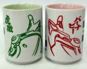 Characro Kotetsu & Barnaby Tea Cup Set (虎徹＆バーナビー湯のみセット) ¥3,000