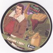 Coaster #72 (Hero Suit Antonio) NFS Included with My Heart Is Really Solid As A Rock! And Your Crime Has Been Completely Put On Lock! Style 2 drink