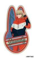 Winter Vacation Heroes Traveler Sticker (Barnaby) (トラベルステッカー　バーナビー・ブルックス Jr.) ¥660