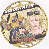 Coaster #4 (Polka Dot Background Golden Ryan) NFS Included with Wandering Gravity Prince drink