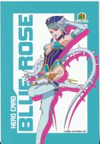 Hero Card Collection Card (Blue Rose) Included with UK and AU DVD/blu-ray releases