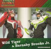 Tiger & Bunny in Namco Namjatown Original Sticker (Wild Tiger & Barnaby B) (オリジナルステッカー) NFS With food/drink order