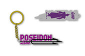 Poseidon Line Rubber Keychain (ポセイドンラインラバーキーホルダー) Cospa ¥600