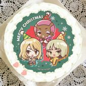 Xmas Pri Cake (Karina/Pao-Lin/Nathan) (Xmasプリケーキ カリーナ・ライル＆ホァン・パオリン＆ネイサン・シーモア) BD21TXHCXM03Z ¥5,400 Came with a can badge