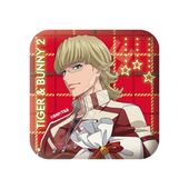 Square Can Badge (Barnaby Christmas) (スクエア缶バッジ バーナビー クリスマス) Granup Kuji E Prize