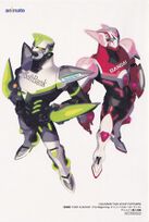 Tiger & Bunny -The Beginning- Official Hero Book Bromide NFS Animate preorder bonus