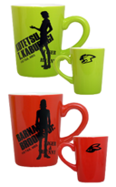 Mug Cup (マグカップ) GreenxBlack (Kotetsu) RedxBlack (Barnaby) Movic ¥800 each