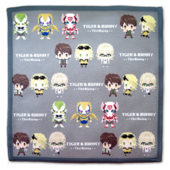 The World of Tiger & Bunny Microfiber Mini Towel (Full Pattern) (マイクロファイバーミニタオル 総柄) ¥600