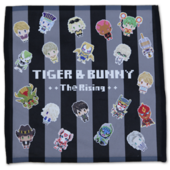 The World of Tiger & Bunny Microfiber Mini Towel (Black) (マイクロファイバーミニタオル 黒) ¥600