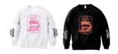 Poseidon Line Series Sweatshirt (POSEIDON LINEシリーズ　スウェット) ¥7,150 White/Black S/M/L 2 types