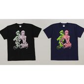 Kotetsu & Barnaby Pattern T-Shirt (Ｔシャツ 虎徹・バーナビー柄) ¥3,000 Black/Navy Women/Mens M/L