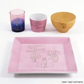 Tableware Set (Barnaby) (バーナビー・ブルックス Jr. モデル 食器セット) 4549743795294 UselessUse Laboratory ¥11,000 Contains plate, 2 bowls, glass