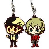 Tiger & Bunny Blu-ray Box Rubber Straps (ラバーストラップ) NFS Animate preorder bonus