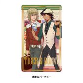 Foil Travel Sticker (Kotetsu & Barnaby) (箔押しトラベルステッカー 虎徹&バーナビー) ¥660