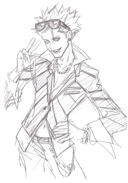 File:2014 Katsura Masakazu x Tiger & Bunny Original Drawings & Rough Sketches Collection 2 Ryan Prototype 1.jpg