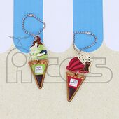 Ice Cream Keychain (Kotetsu & Barnaby) (アイスキーホルダーセット　鏑木・T・虎徹＆バーナビー・ブルックス Jr.) 4549743703688 Movic ¥1,100