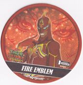 Coaster #37 (Eye Background Fire Emblem) NFS Included with Bourgeoisie Open Flame Broil drink