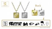 Art Frame Necklace (アートフレーム ネックレス) U-Treasure ¥23,000 (Silver) ¥54,000 (Gold)