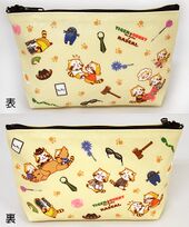 Pouch With Leaflet Pattern (ポーチ チラシ柄) ¥1,300