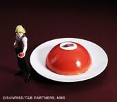 Barnaby Cake (バーナビー・ブルックスJr.ケーキ) ¥3,990 Set with rare cheese mousse cake and Barnaby figure