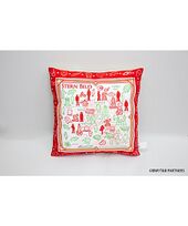 Mitsukoshi Stern Bild Map Cushion (Red) (シュテルンビルトマップクッション) ¥7,260