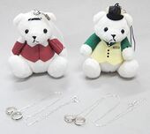 The Kiss Ring With Necklace Mascot Charm Buddy Set (ベアマスコットチャーム付きネックレス バディセット) Bandai ¥25,920