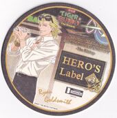 Coaster #102 (Hero's Label #3 Ryan) NFS Included with Hero's Label #3 wine, available August 5 to September 4, 2016