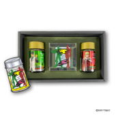 Special Spice Set (スペシャルスパイスセット) Aburaya Seiemon ¥4,400 Contains both spices, acrylic block, sticker