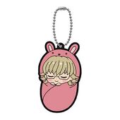 Okurumi Rubber Mascot (Barnaby Sleeping) (おくるみラバーマスコット) Bandai ¥300