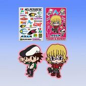 Clear Sticker & Pairing Sticker (ぷっクリアシール&ペアリングステッカー) Bandai ¥100 18 types