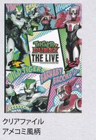 The Live Clear File (Amekomi) (クリアファイル　アメコミ風柄) ¥300