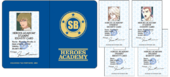 Hero Academy Student ID (ヒーローアカデミー学生証) Movic ¥800 Contains Barnaby, Ivan, Edward IDs, 2 blank IDs, notebook, clear pocket