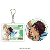 Acrylic Keychain & Can Badge Set (Kotetsu) (アクリルキーホルダー＆缶バッジセット鏑木・T・虎徹) ¥1,430