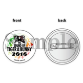 The Sound of Tiger & Bunny 2016 Can Badge (缶バッジ) ¥500