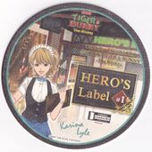 Coaster #97 (Hero's Label #1 Karina) NFS Included with Hero's Label #1 wine, available July 19 to August 4, 2016