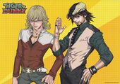 Illustrated Sheet (Front) (A4イラストシート) NFS Animate Tiger & Bunny Volume 1 DVD/Bluray preorder bonus