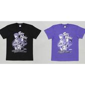 Sky High Pattern T-Shirt (スカイハイ柄Ｔシャツ) ¥3,000 Black/Violet Girls S/M/L