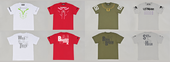 Hero T-Shirt (ヒーローTシャツ) 4 types (Wild Tiger, Barnaby, Rock Bison, Sky High) Mens S/M/L Premium Bandai Exclusive ¥2,800 each