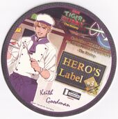 Coaster #104 (Hero's Label #3 Keith) NFS Included with Hero's Lable #3 wine, available April 7 to 29, 2016