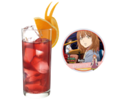 Bad Luck Girl's Kyoho Grape Cocktail & Coaster